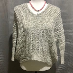 Boho Costa Blanca Wool Knit Cropped Sweater